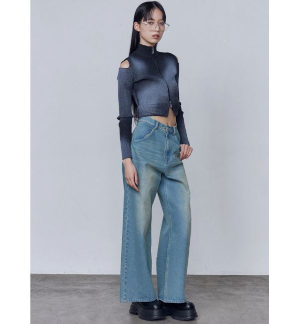 EMODA「ワイドルーズジーンズ」|デニム|