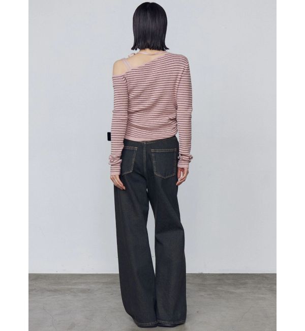 EMODA「ワイドルーズジーンズ」|デニム|