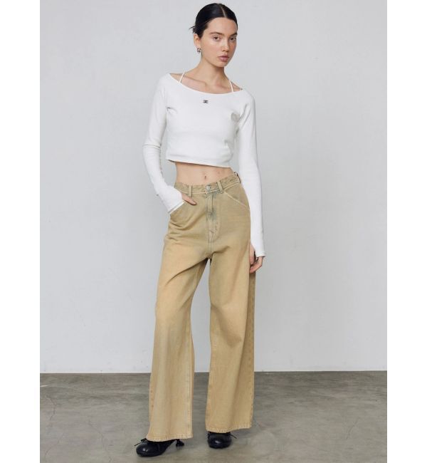 EMODA「ワイドルーズジーンズ」|デニム|