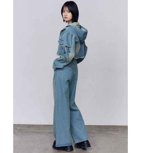 EMODA「ワイドルーズジーンズ」|デニム|