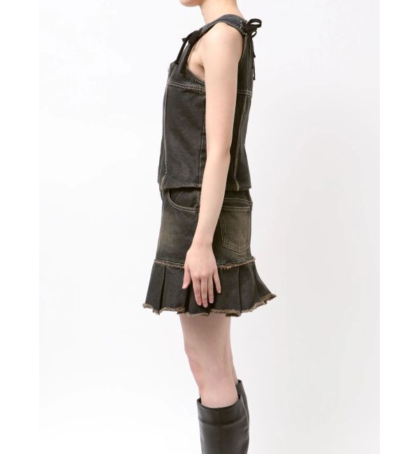 EMODA「プリーツヘムレイヤードデニムワンピース」|ワンピース|