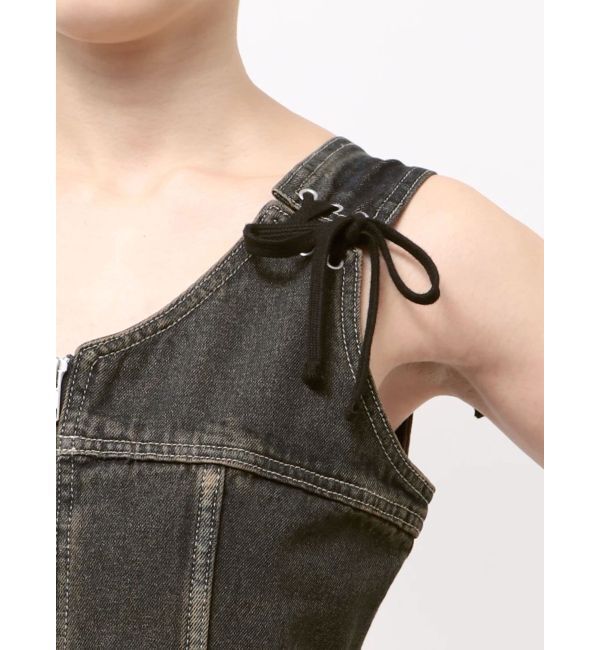 EMODA「プリーツヘムレイヤードデニムワンピース」|ワンピース|