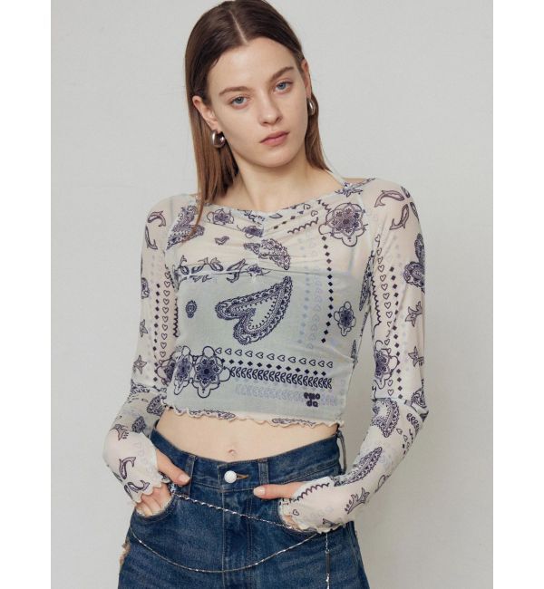 EMODA「ストラップシアートップス」|Tシャツ・カットソー|