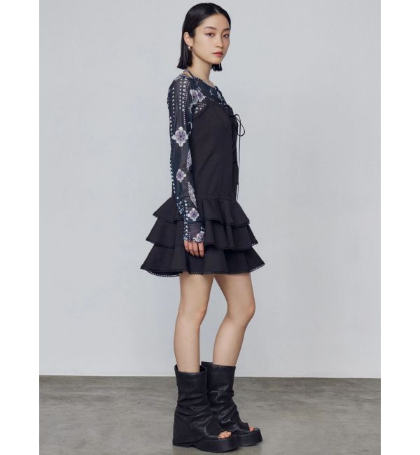 EMODA「ストラップシアートップス」|Tシャツ・カットソー|