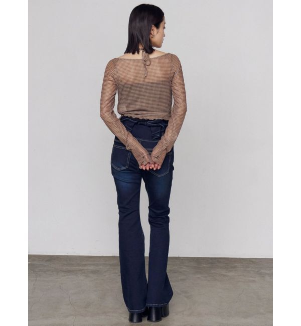 EMODA「ストラップシアートップス」|Tシャツ・カットソー|
