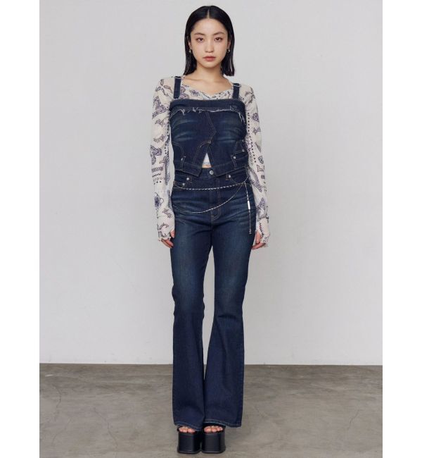 EMODA「ストラップシアートップス」|Tシャツ・カットソー|