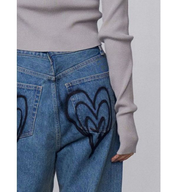 EMODA「バックグラフィティルーズジーンズ」|デニム|