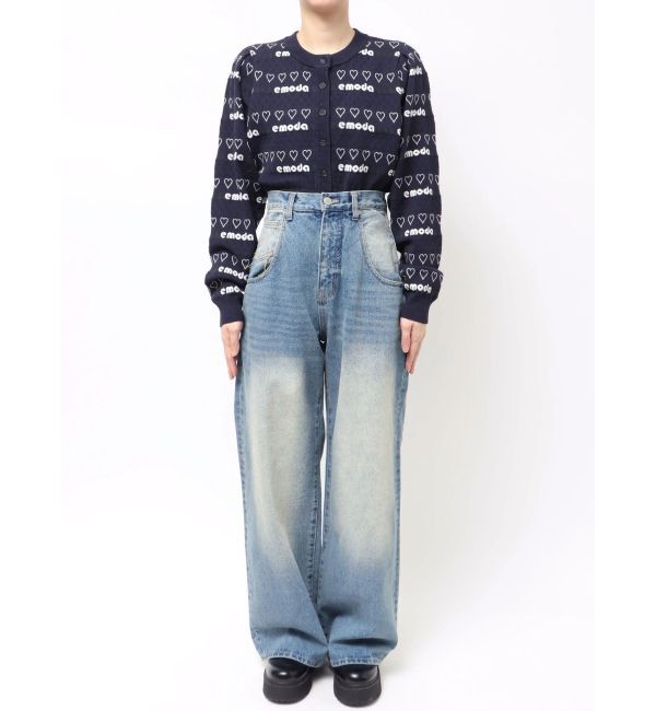 EMODA「バックグラフィティルーズジーンズ」|デニム|
