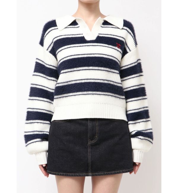 EMODA「スキッパーワイドシャギーニット」|ニット・セーター|