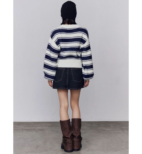 EMODA「スキッパーワイドシャギーニット」|ニット・セーター|
