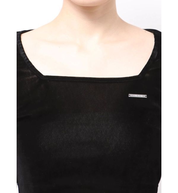 EMODA「シアーベロアプレートクロップトップ」|Tシャツ・カットソー|