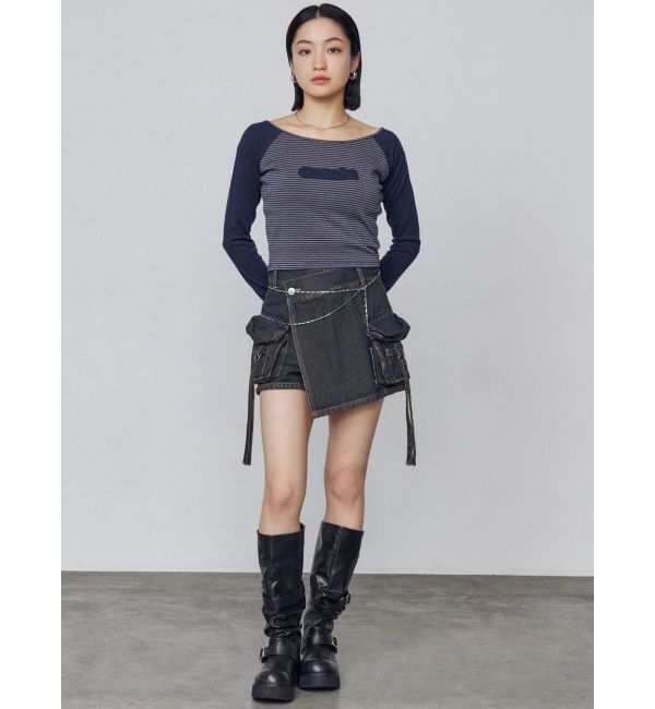 EMODA「スパークルダブルチェーンベルト」|ベルト|