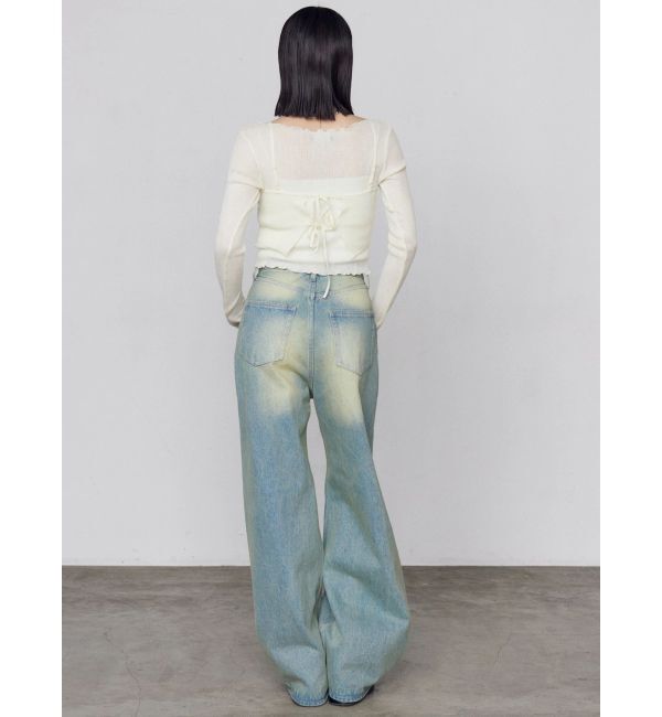 EMODA「2ピースシアーギャザーニット」|ニット・セーター|