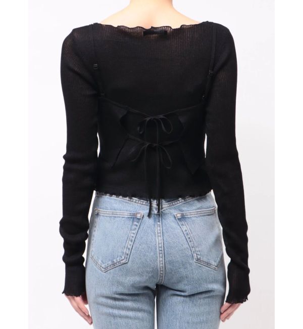 EMODA「2ピースシアーギャザーニット」|ニット・セーター|