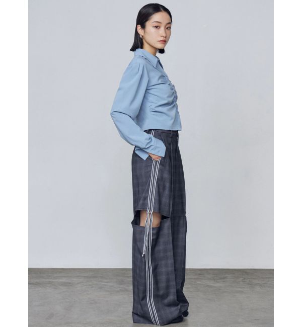 EMODA「ギャザーフロントスキッパーシャツ」|Tシャツ・カットソー|