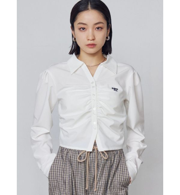 EMODA「ギャザーフロントスキッパーシャツ」|Tシャツ・カットソー|