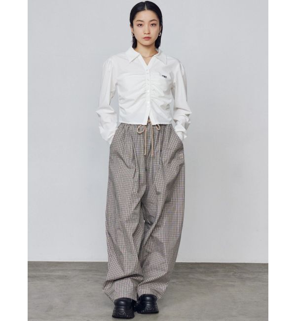 EMODA「ギャザーフロントスキッパーシャツ」|Tシャツ・カットソー|