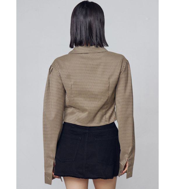 EMODA「ギャザーフロントスキッパーシャツ」|Tシャツ・カットソー|