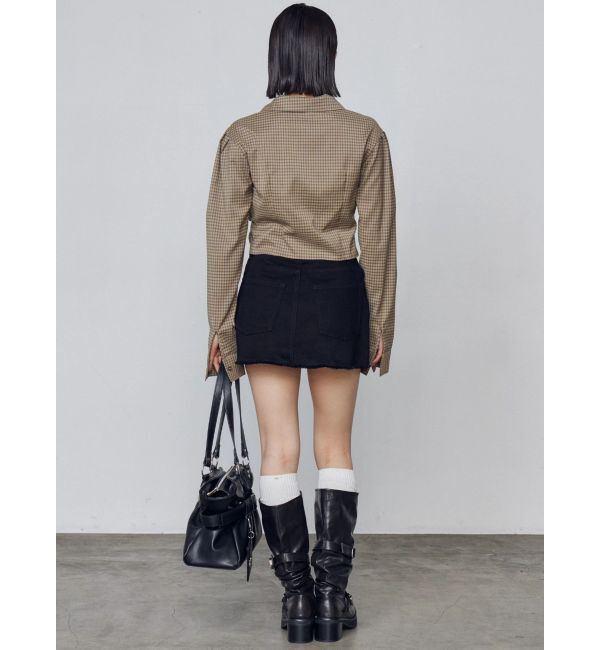 EMODA「ギャザーフロントスキッパーシャツ」|Tシャツ・カットソー|