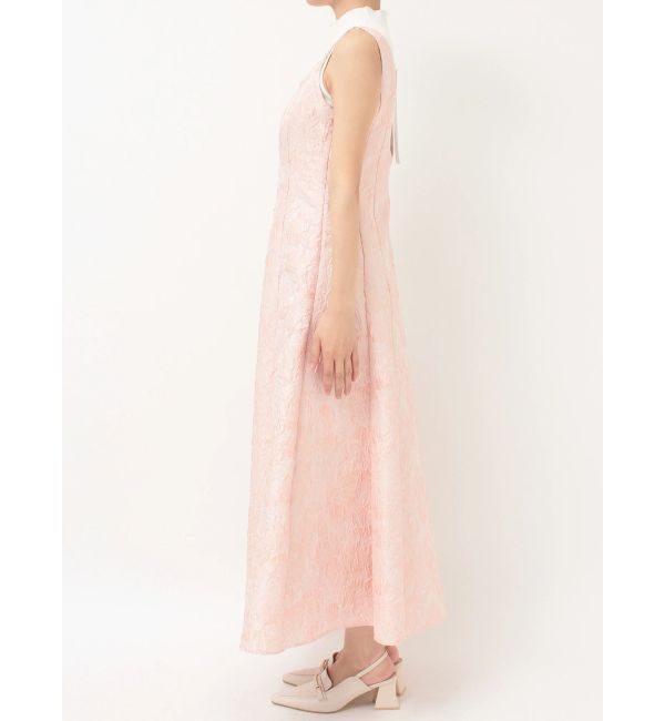 MERCURYDUO「ジャカードフィットアンドフレアジャンスカ」|ワンピース|