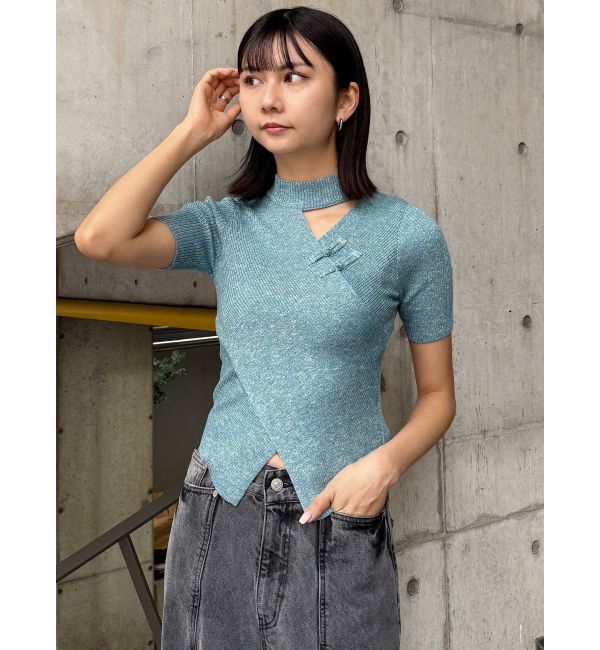 MURUA「カシュクールチャイナニット」|ニット・セーター|