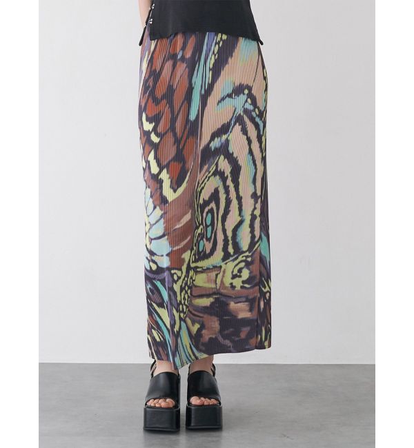 MURUA「バタフライパターンナロースカート」|スカート|