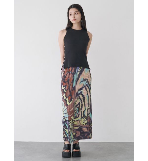 MURUA「バタフライパターンナロースカート」|スカート|