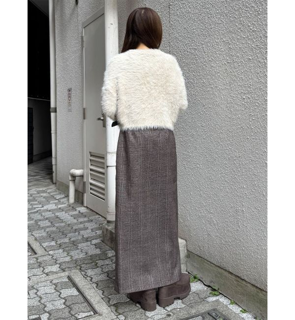 MURUA「ZIPスリットナロースカート」|スカート|