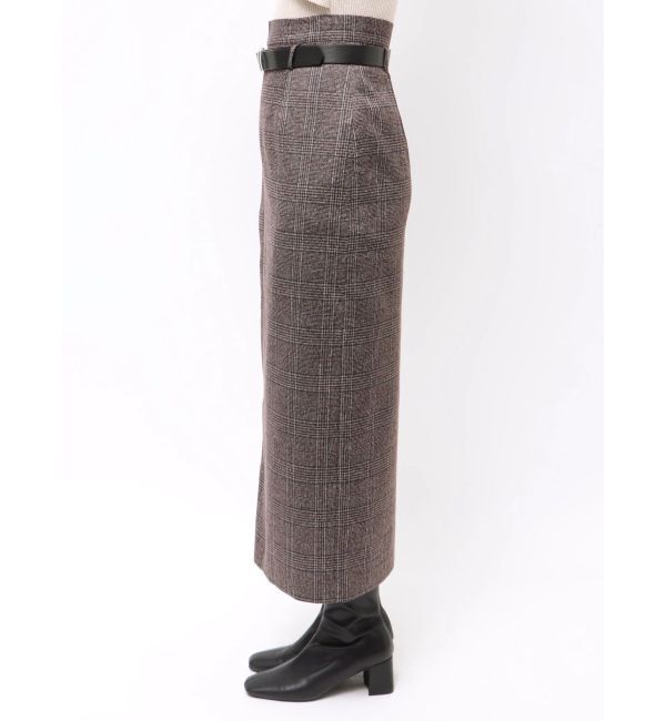 MURUA「ZIPスリットナロースカート」|スカート|