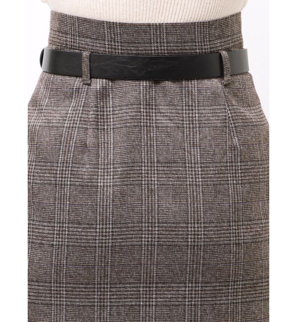 MURUA「ZIPスリットナロースカート」|スカート|