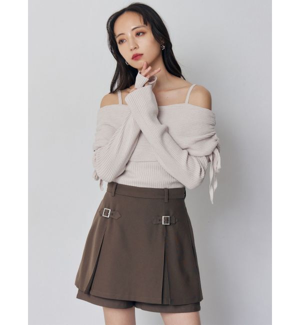 MURUA「モールヤーンオフショルニット」|ニット・セーター|