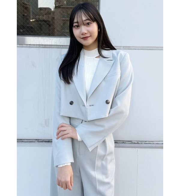 MURUA「ショートテーラードジャケット【セット販売対象】」|テーラードジャケット|