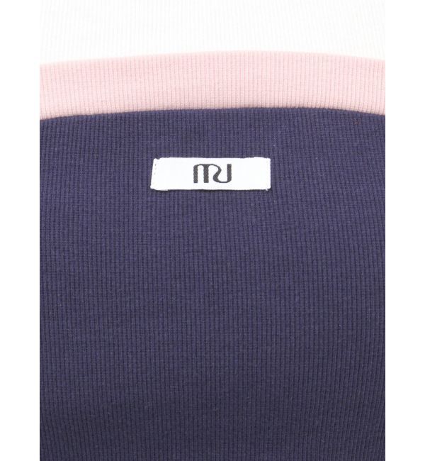 MURUA「ベアドッキングテレコタンク」|タンクトップ|