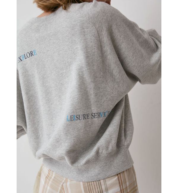 Ungrid「ランダムロゴヴィンテージスウェット」|スウェット・ジャージ|