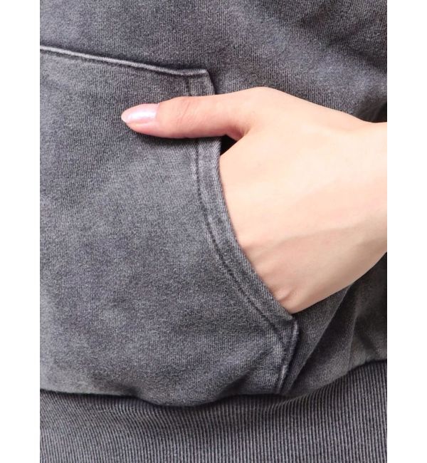 Ungrid「ヴィンテージウォッシュジップノースリパーカー」|パーカー|