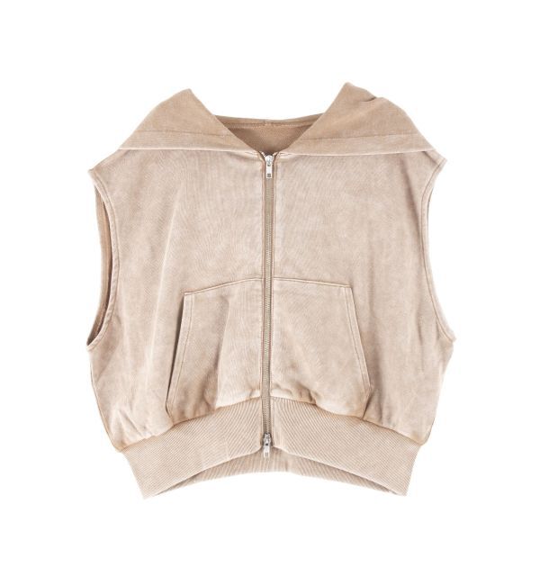 Ungrid「ヴィンテージウォッシュジップノースリパーカー」|パーカー|