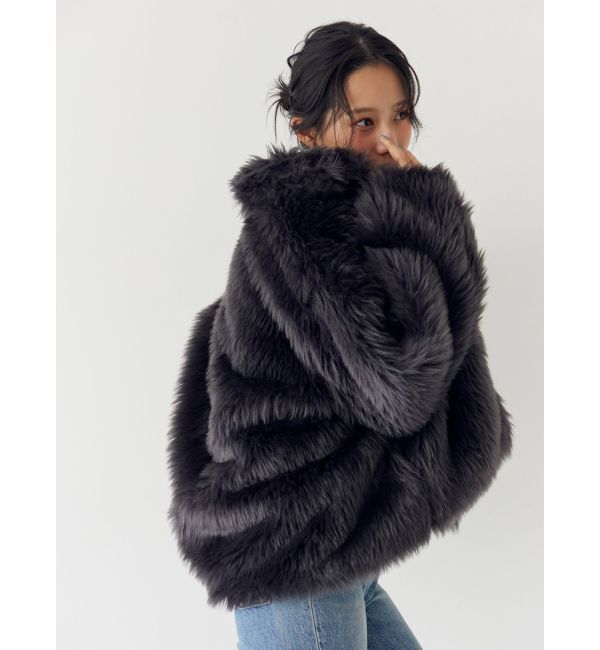 Ungrid「ボリュームデザインファーコート」|その他|