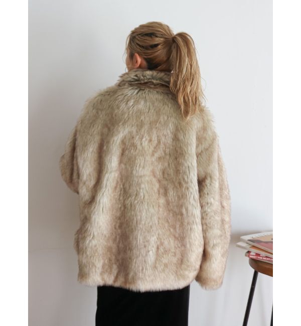 Ungrid「ボリュームデザインファーコート」|その他|