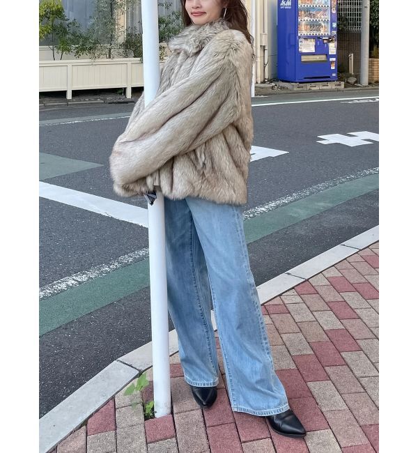 Ungrid「ボリュームデザインファーコート」|その他|