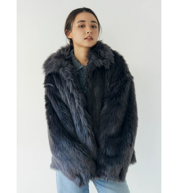 Ungrid「ボリュームデザインファーコート」|その他|