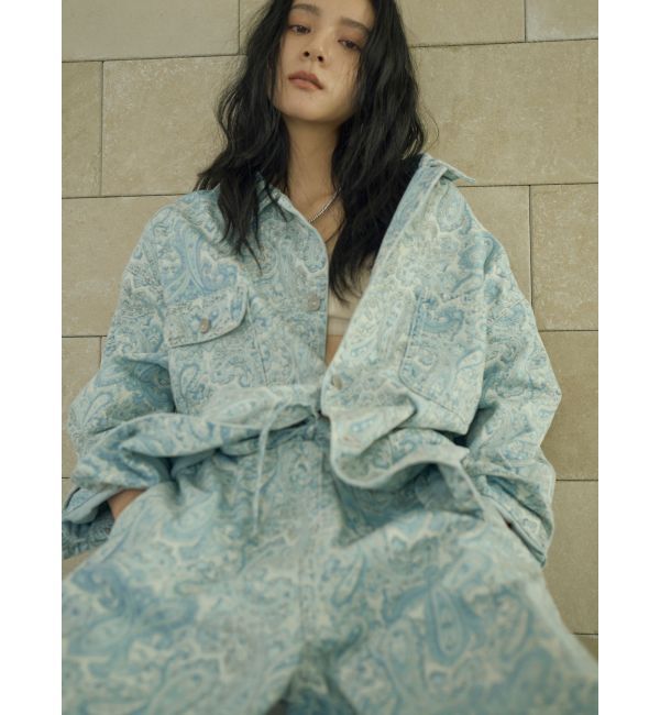 Ungrid「ペイズリーデニムカバーオール」|その他|