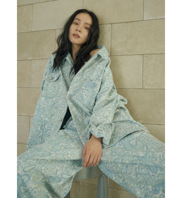 Ungrid「ペイズリーデニムカバーオール」|その他|