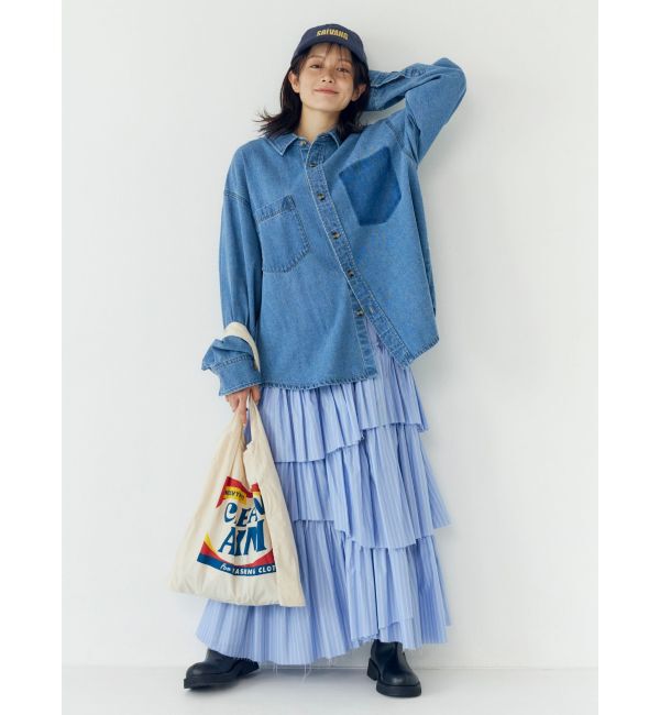 Ungrid「カラーロゴエコBAG」|トートバッグ|