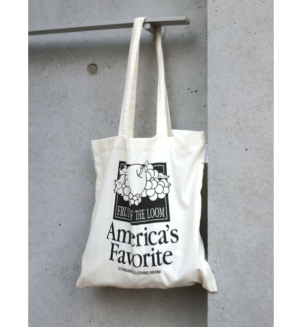 Ungrid「FRUIT OF THE LOOM別注 ロゴトートBag」|トートバッグ|