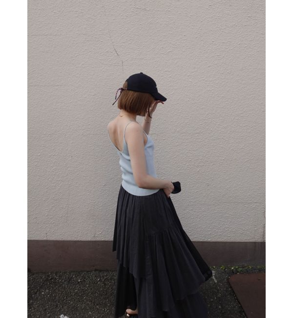 LAGUNAMOON「ボートネックニットタンク」|タンクトップ|