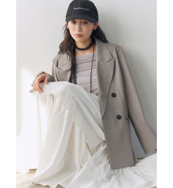 LAGUNAMOON「アシメティアードコットンスカート」|スカート|