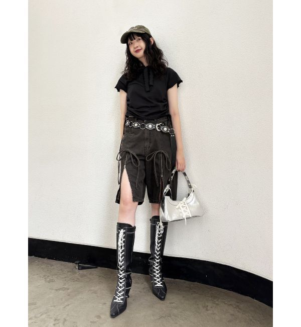 jouetie「フリルカットフーディー」|パーカー|