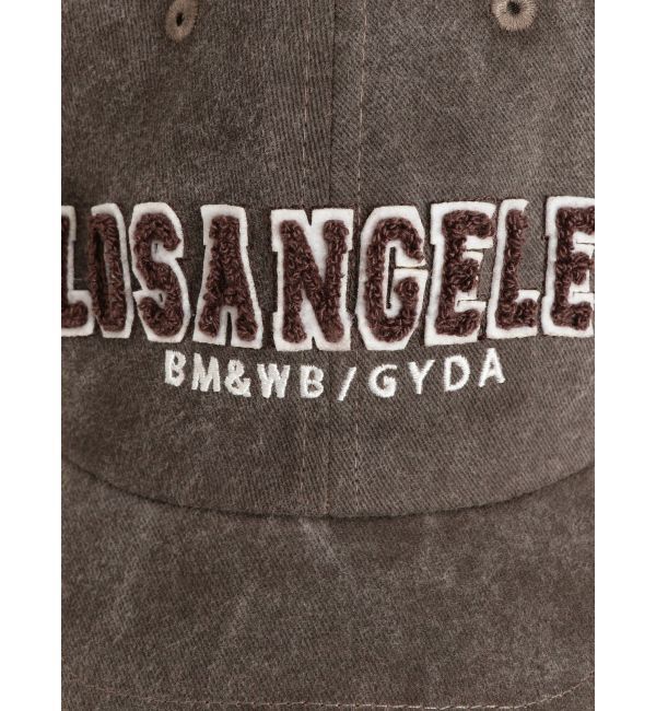 GYDA「LOSANGELESサガラ刺繍CAP」|キャップ・キャスケット|