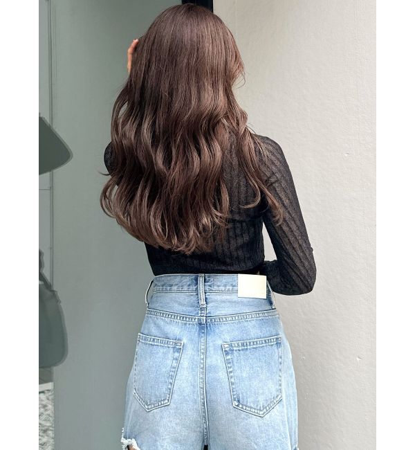 GYDA「シアーニットポロトップス」|ニット・セーター|