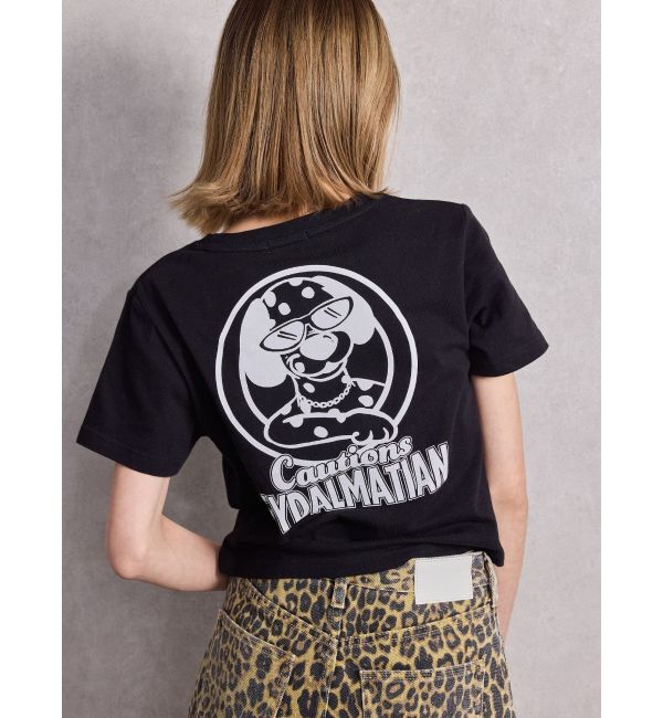 GYDA「Cautions GYDALMATIAN ショートTシャツ」|Tシャツ・カットソー|ブラック